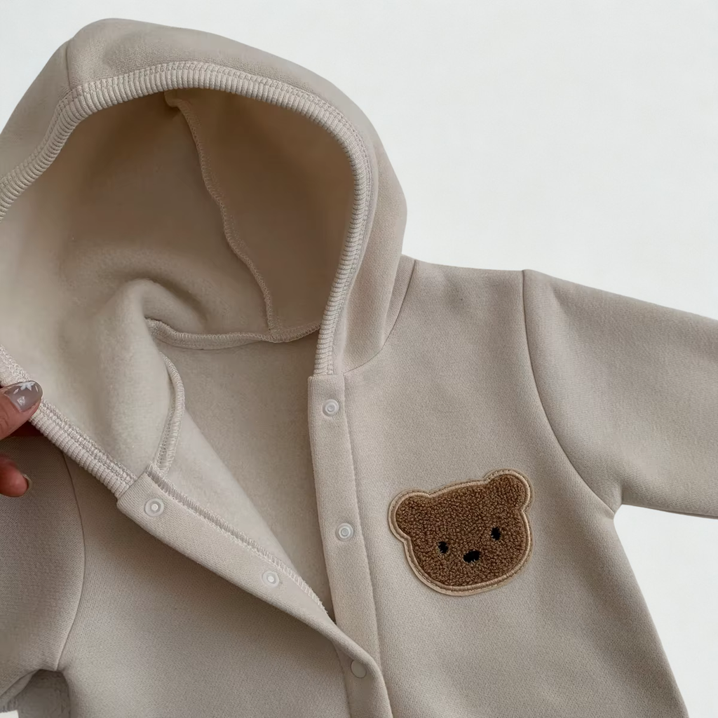 BearySnug Teddy Bear Hooded Romper