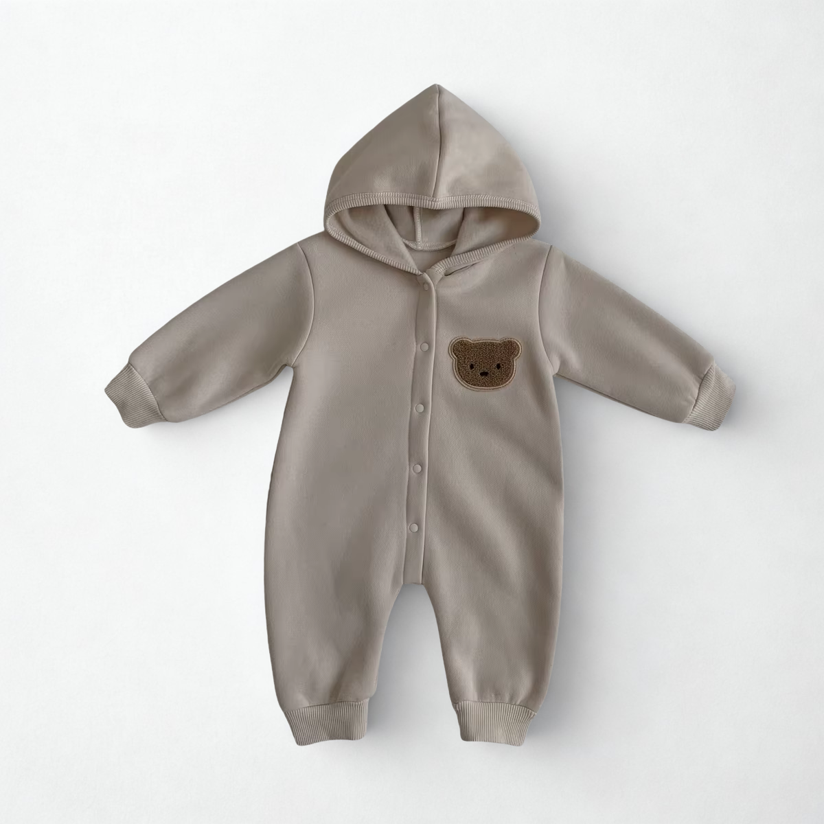 BearySnug Teddy Bear Hooded Romper