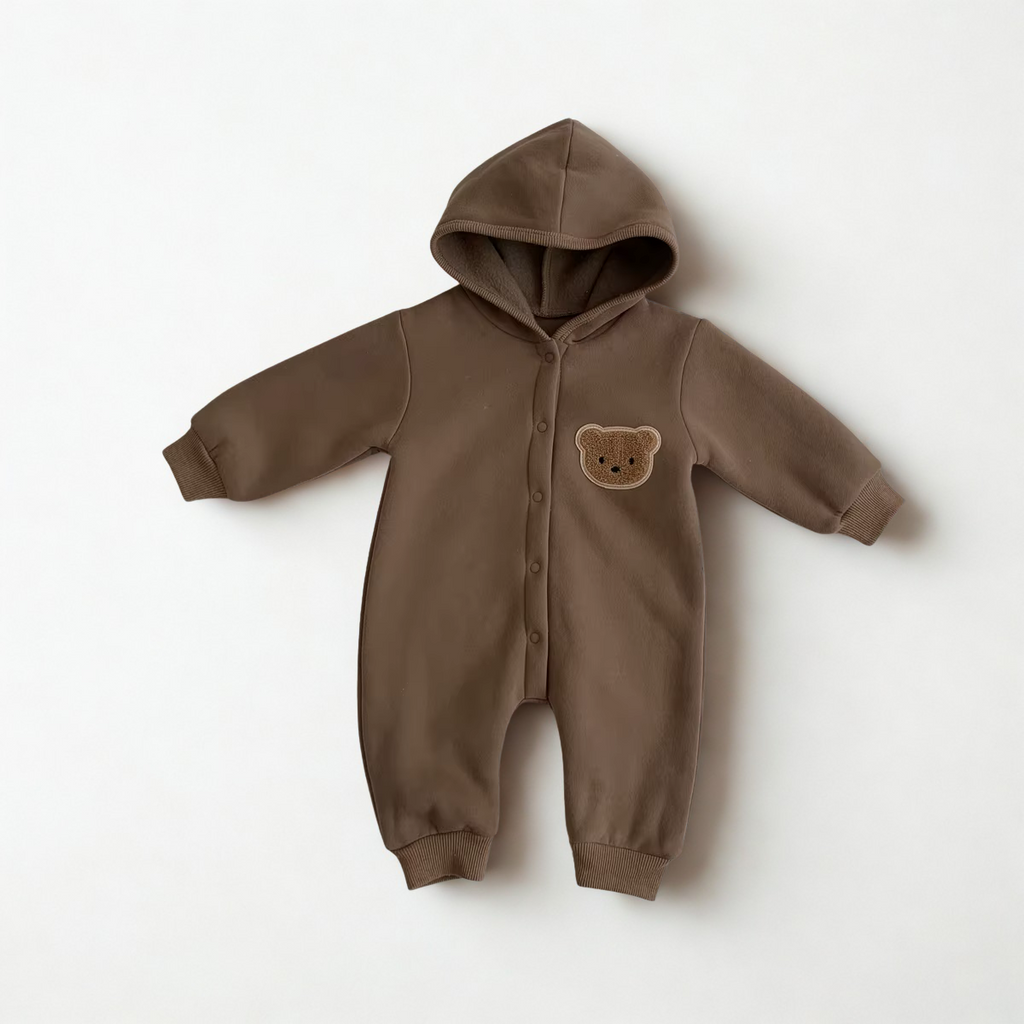BearySnug Teddy Bear Hooded Romper