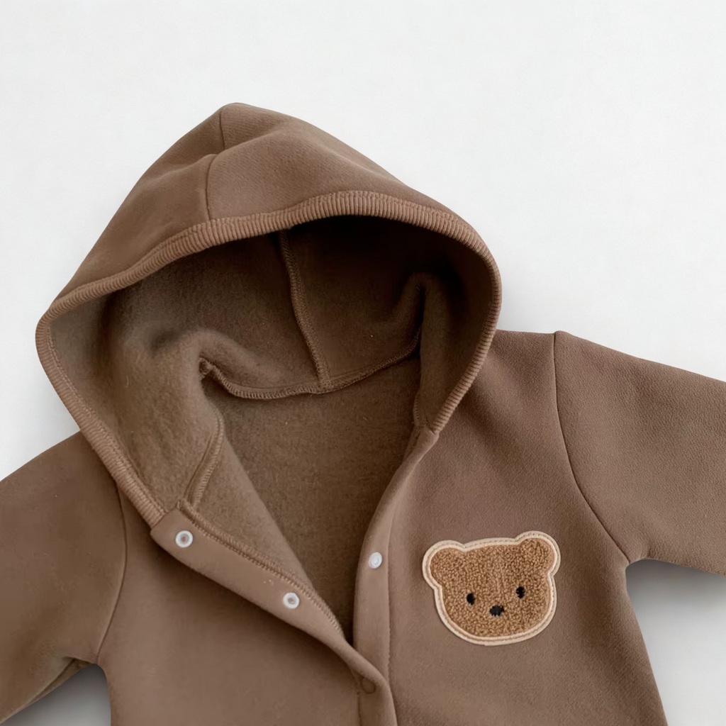 BearySnug Teddy Bear Hooded Romper