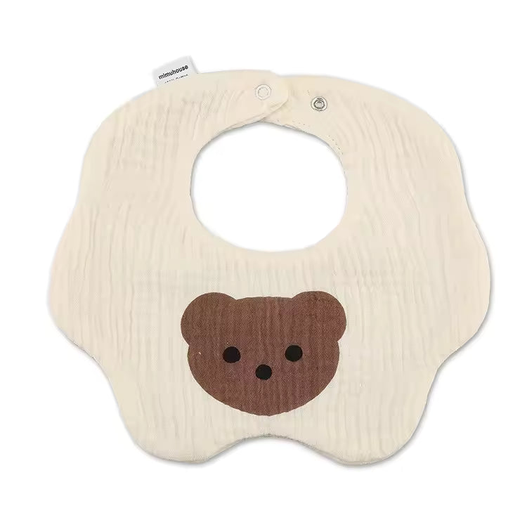 CozyCubz CleanBears Muslin Baby Bib