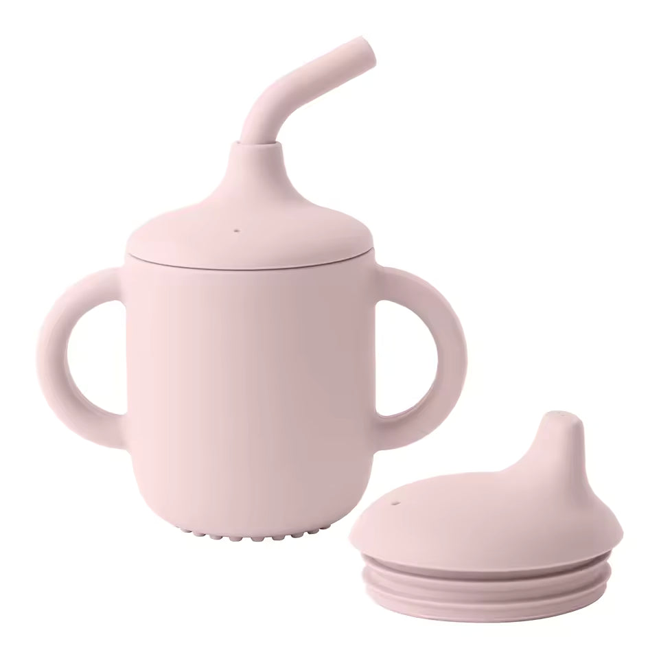 CozyCubz Sip & Grow 3-in-1 Silicone Training Cup
