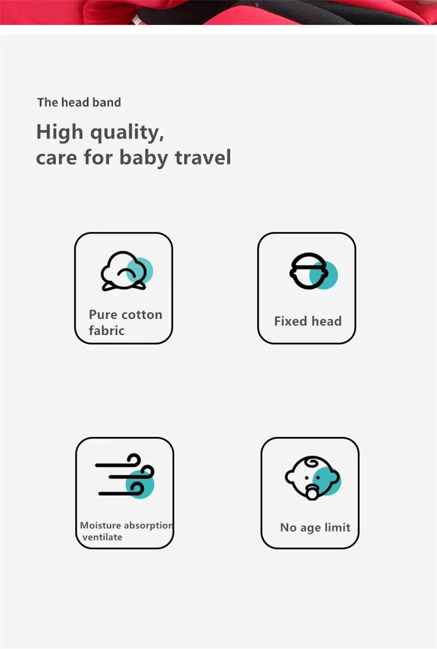 CozyCubz SnugNest Baby Head Support