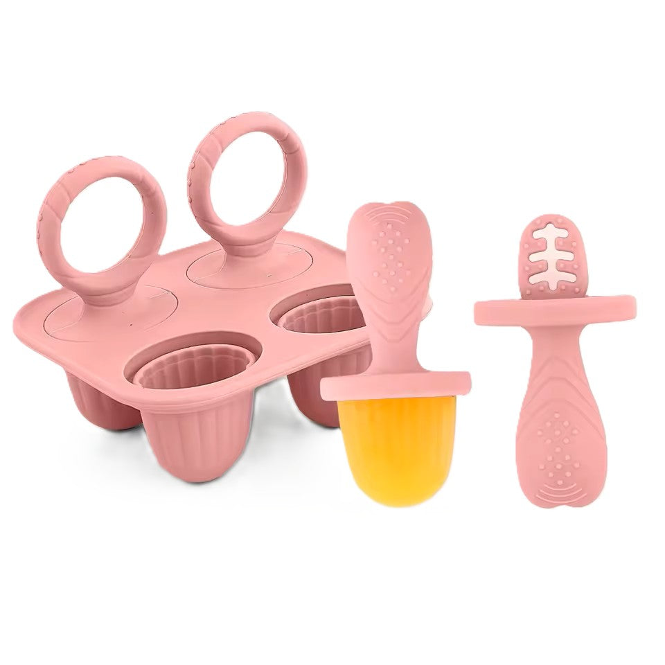 CozyCubz ChillEase Silicone Mold & Teether Set